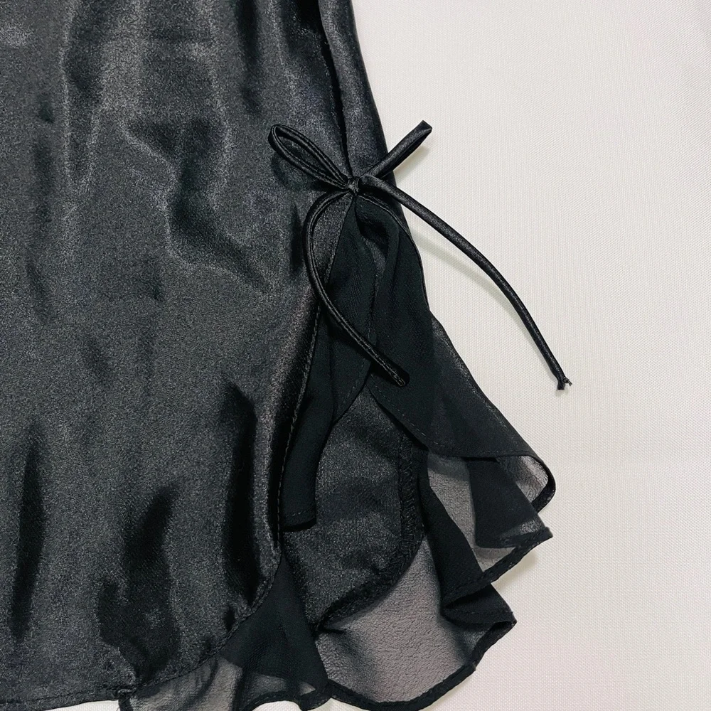 Morgan Taylor Midnight Satin Chemise